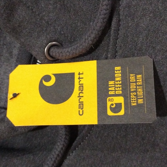 Carhartt Men's Dark Gray Hoodie Sweater - Picture 3 of 9